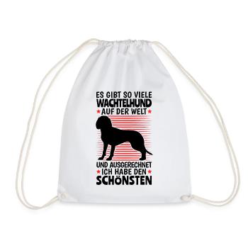 Habe den schönsten Wachtelhund Deutscher Wachtel - Turnbeutel - Weiß - Vorne