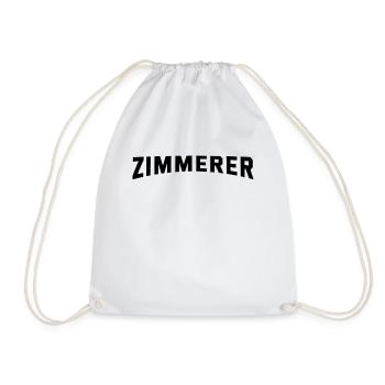 Zimmerer - Turnbeutel - Weiß - Vorne
