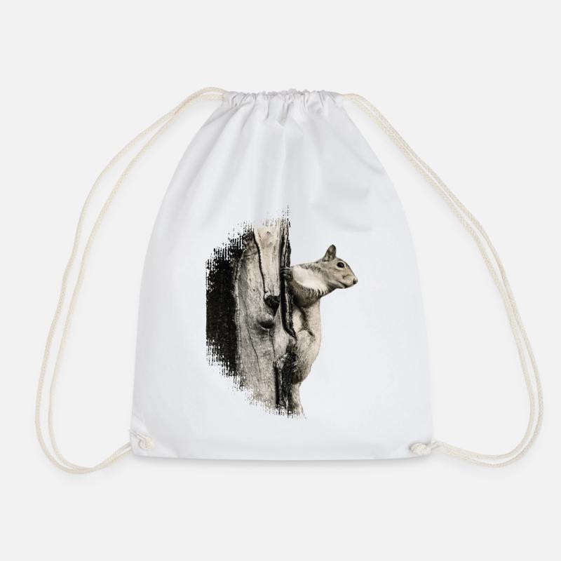 Écureuil - Sac de sport léger - blanc