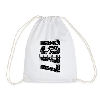1977 Limited Edition Year of birth 1977 Grunge Decoration - Drawstring Bag - white - Front