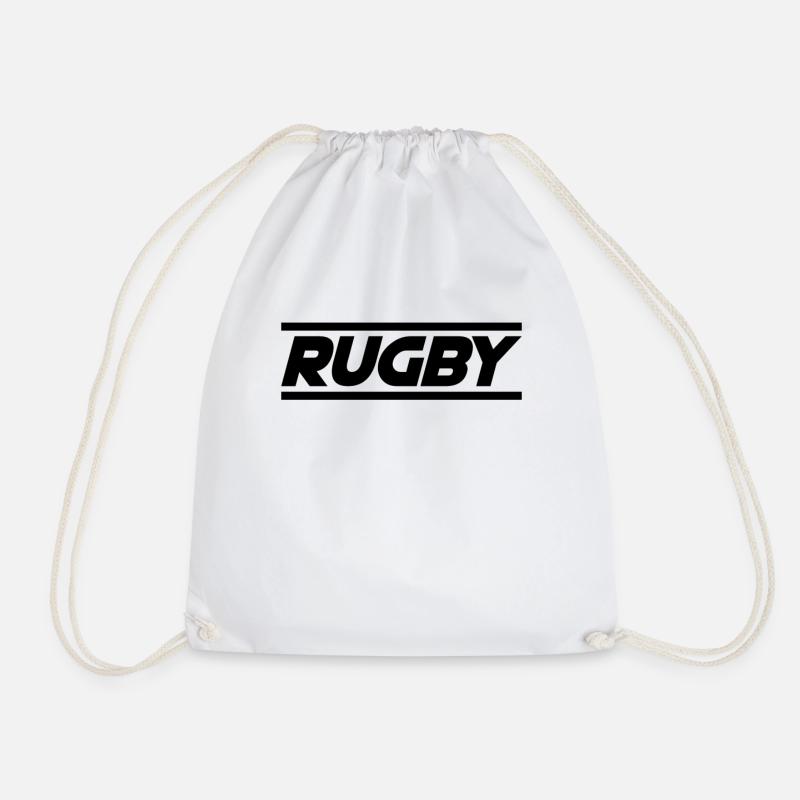 Rugby - Turnbeutel - Weiß