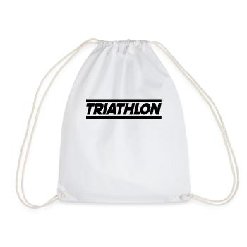 Triathlon - Turnbeutel - Weiß - Vorne