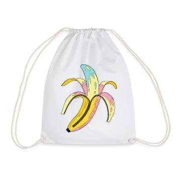 Bananas Pop Art - Drawstring Bag - white - Front