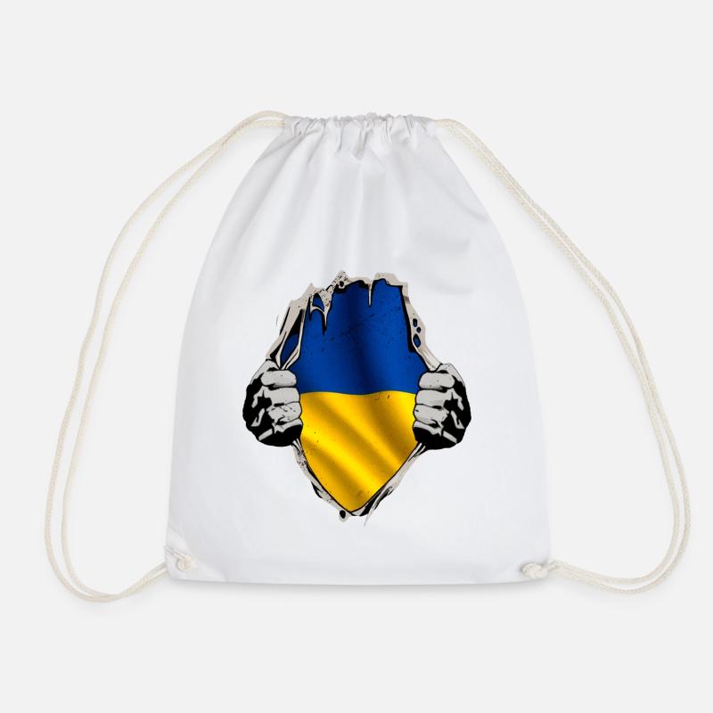 Ukraine - Turnbeutel - Weiß