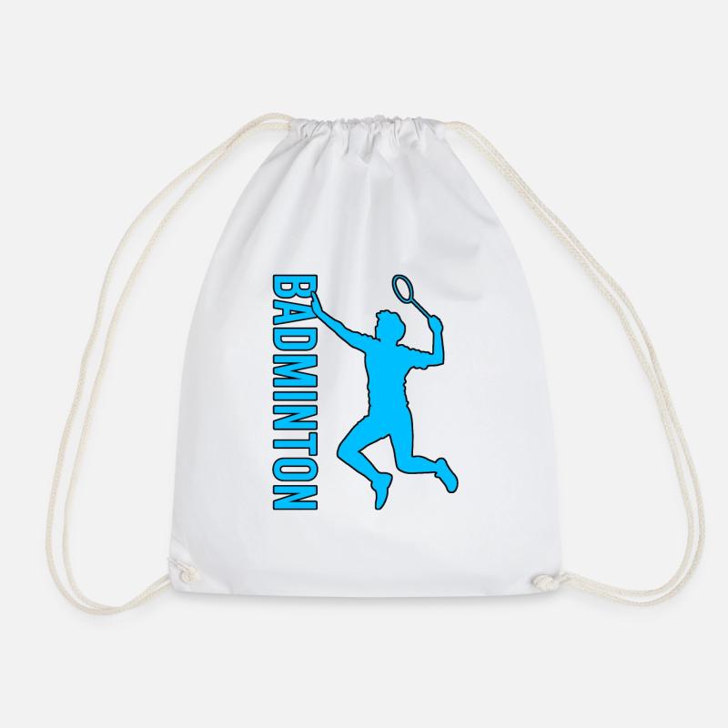 Badminton - Turnbeutel - Weiß