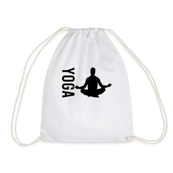 Méditation de yoga - Sac de sport léger - blanc - Devant