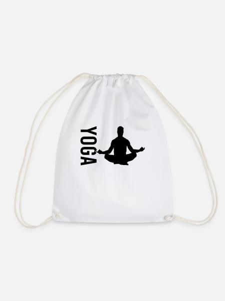 Yoga Meditation - Turnbeutel - Weiß