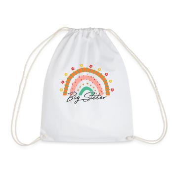 Fleurs Big Sister Kids - Sac de sport léger - blanc - Devant