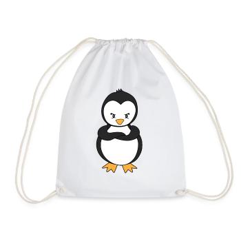 Drôle de pingouin en colère Oiseau de mer Cadeau d’oiseau de mer - Sac de sport léger - blanc - Devant