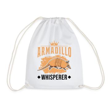 Armadillo Whisperer Gürteltier - Turnbeutel - Weiß - Vorne