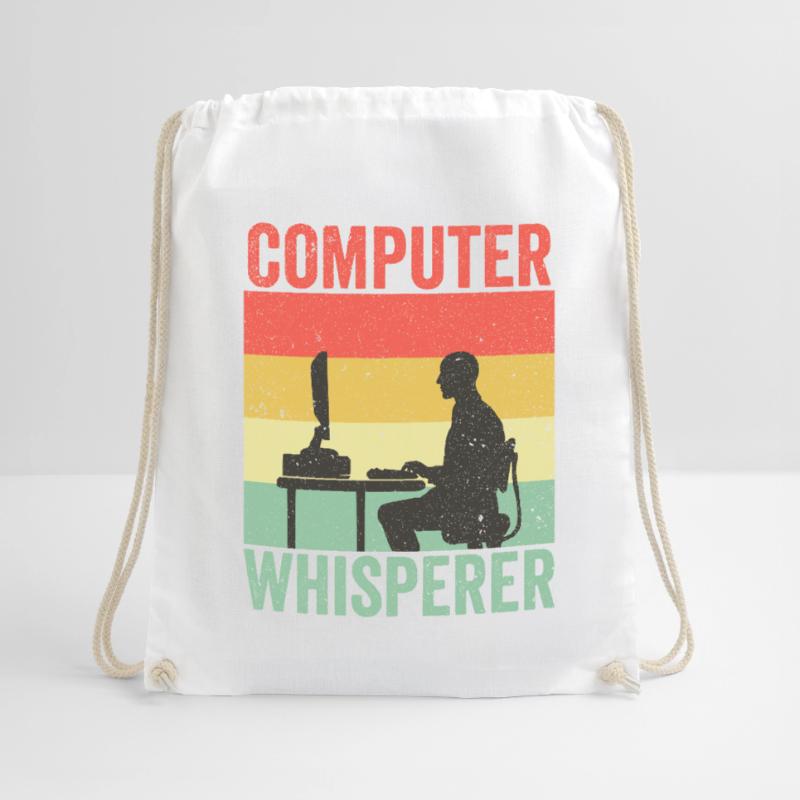 Computer Whisperer IT Support Programmierer Turnbeutel