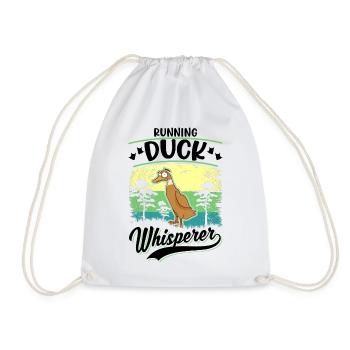 Running Duck Whisperer Laufente - Sac de sport léger - blanc - Devant
