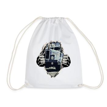 Ifa H6 DDR Kipper sous la chemise - Sac de sport léger - blanc - Devant