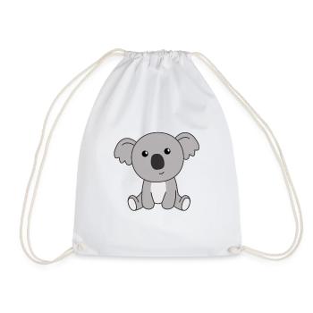 Koala cute animals cute for kids cute - Drawstring Bag - white - Front
