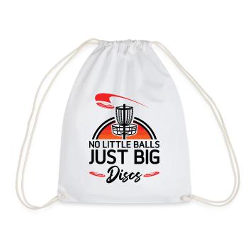 Pas de petites balles juste de gros disques Disc Golf - Sac de sport léger - blanc - Devant