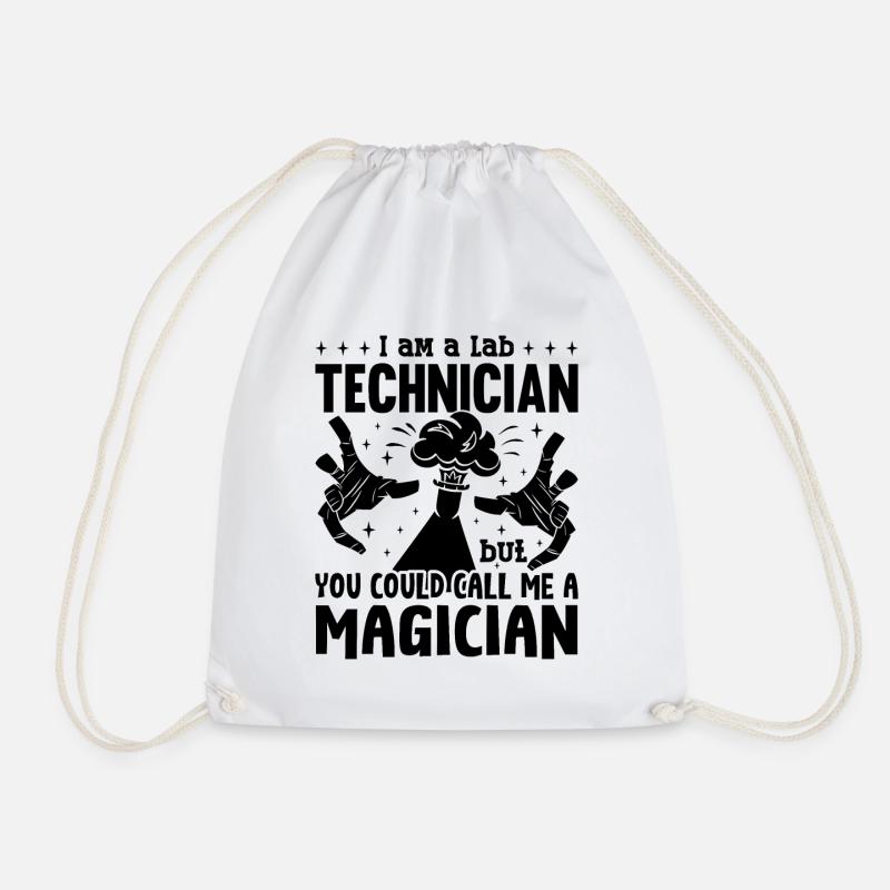 Chemie Biologie Labor Labortechniker Geschenkidee - Turnbeutel - Weiß