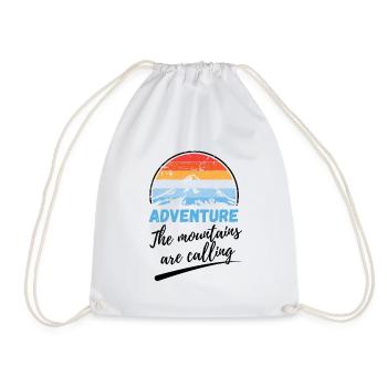 Randonnée Aventure - Dicton pour les amoureux de la nature - Sac de sport léger - blanc - Devant