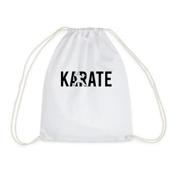 Karate - Turnbeutel - Weiß - Vorne