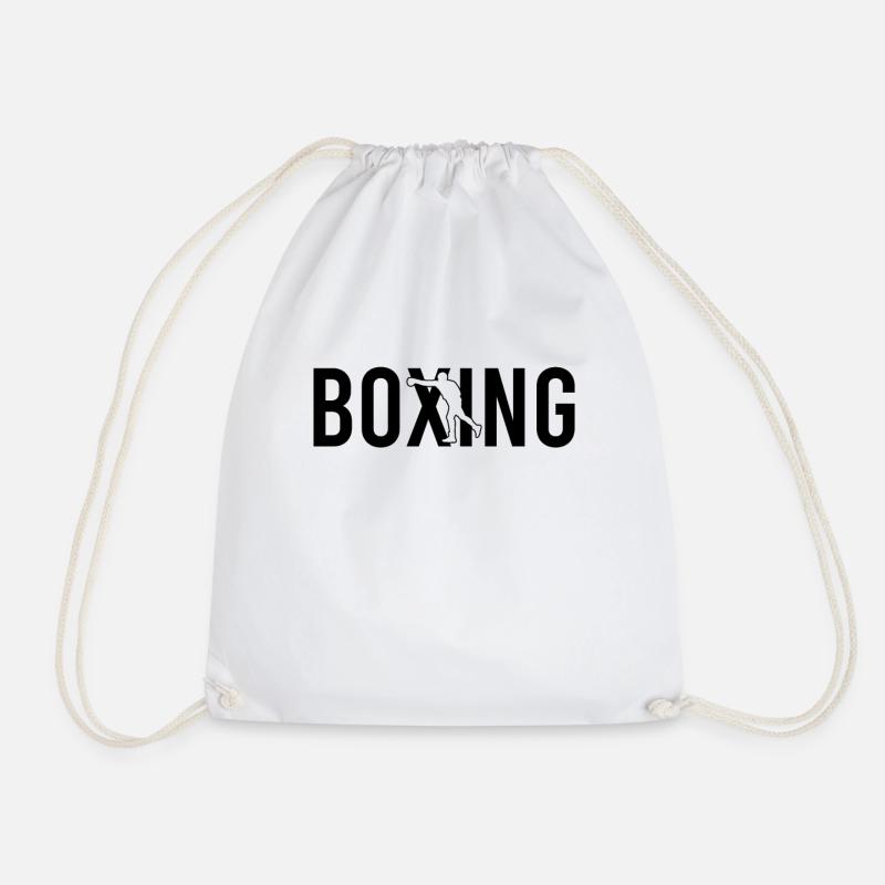 Boxen boxing - Turnbeutel - Weiß