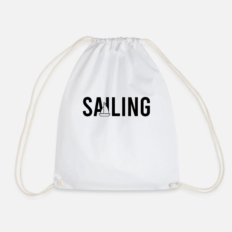 Segeln sailing - Turnbeutel - Weiß
