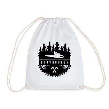 Lumberjack - Drawstring Bag - white - Front