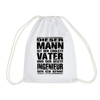 Ingenieur - Turnbeutel - Weiß - Vorne