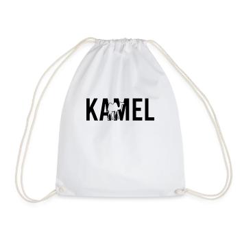 Kamel - Turnbeutel - Weiß - Vorne