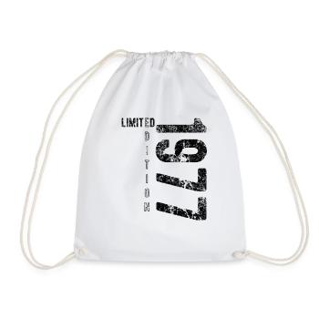 Limited Edition 1977 Birthday Vintage 1977 - Drawstring Bag - white - Front