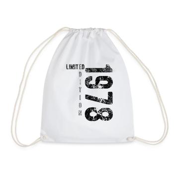 Limited Edition 1978 Birthday Born 1978 - Drawstring Bag - white - Front