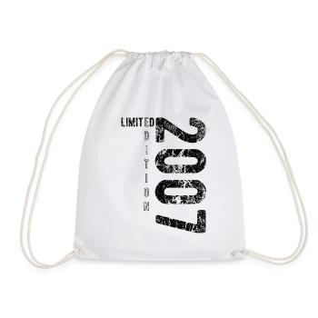 Limited Edition 2007 Birthday Vintage 2007 - Drawstring Bag - white - Front