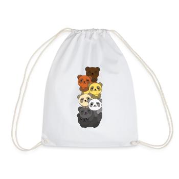 Bear Brotherhood Flag Pride LGBTQ Panda Bunch - Sac de sport léger - blanc - Devant