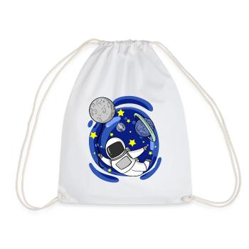 Astronaute Moon Balloon - Sac de sport léger - blanc - Devant