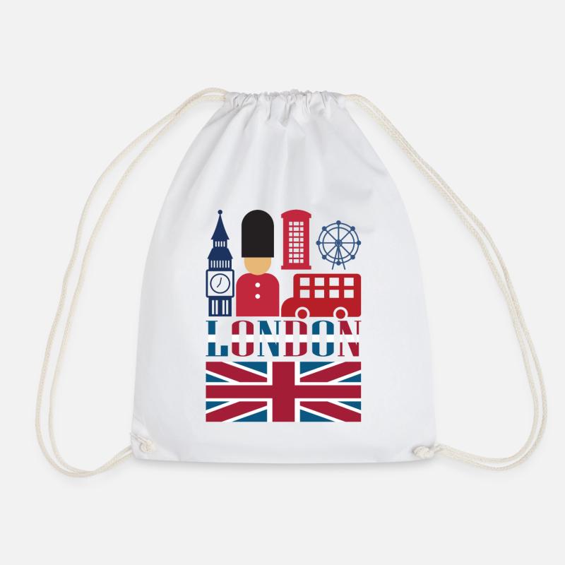 London - Turnbeutel - Weiß