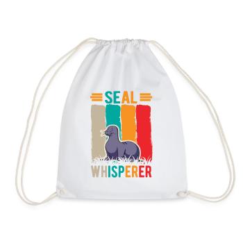Seal Whisperer Sea Lion Whisperer Seal - Sac de sport léger - blanc - Devant