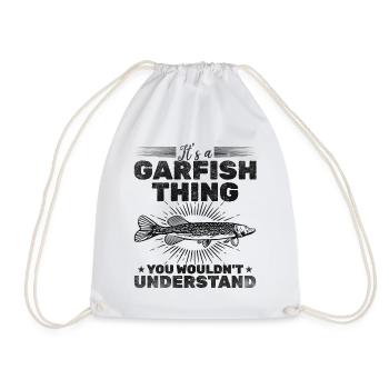 It's a garfish thing you don't - Drawstring Bag - white - Front