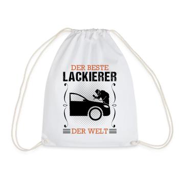 Fahrzeuglackierer Beruf Lackierer Geschenk - Turnbeutel - Weiß - Vorne