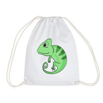 Caméléon - Sac de sport léger - blanc - Devant