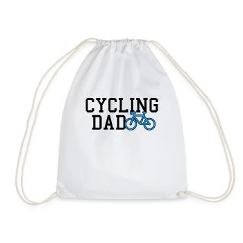 cycling dad - Turnbeutel - Weiß - Vorne