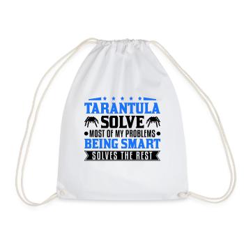 Tarantula Spider Tarantula - Drawstring Bag - white - Front