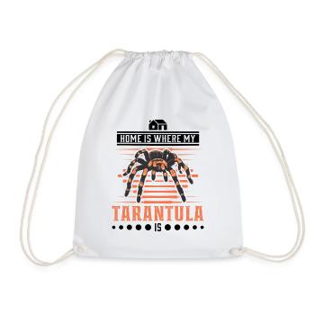Tarantula Home Spider Tarantula - Drawstring Bag - white - Front
