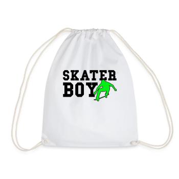 skater boy - Turnbeutel - Weiß - Vorne