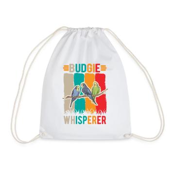 Perruche Budgerigar Whisperer Welli - Sac de sport léger - blanc - Devant