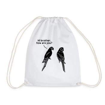 Bonjour frère, comment vas-tu? Jollier - Sac de sport léger - blanc - Devant