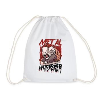 Welding Metal Whisperer Welder - Drawstring Bag - white - Front