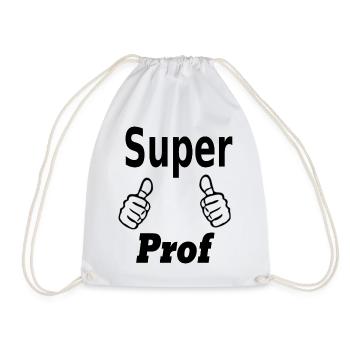 cadeau professeur - Sac de sport léger - blanc - Devant