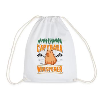 Capybara Flüsterer Capybara Whisperer - Sac de sport léger - blanc - Devant