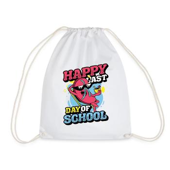 Joyeux dernier jour d’école - Sac de sport léger - blanc - Devant