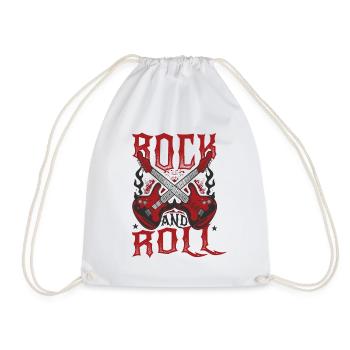 Rock'n'Roll - Drawstring Bag - white - Front