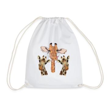 Girafes - Sac de sport léger - blanc - Devant