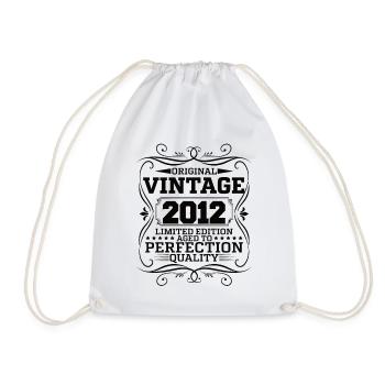 Vintage 2012 Original Limited Edition - Drawstring Bag - white - Front